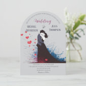 La Dolce Vita French Inspiration Classic der 40er Einladung (Stehend Vorderseite)