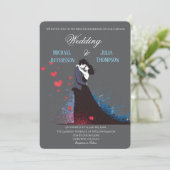 La Dolce Vita French Inspiration Classic der 40er  Einladung (Stehend Vorderseite)