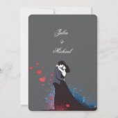 La Dolce Vita French Inspiration Classic der 40er  Einladung (Rückseite)