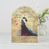 La Dolce Vita French Inspiration Classic der 40er  Einladung (Stehend Vorderseite)