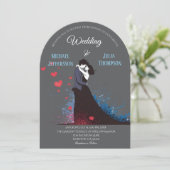 La Dolce Vita French Inspiration Classic der 40er Einladung (Stehend Vorderseite)