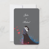 La Dolce Vita French Inspiration Classic der 40er  RSVP Karte (Rückseite)