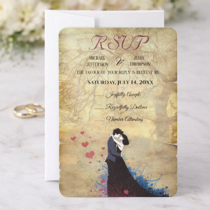 La Dolce Vita French Inspiration Classic der 40er  RSVP Karte