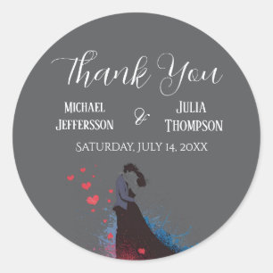 La Dolce Vita French Inspiration Classic der 40er Runder Aufkleber