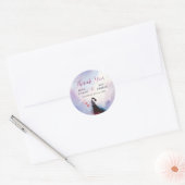 La Dolce Vita French Inspiration Classic der 40er  Runder Aufkleber (Umschlag)