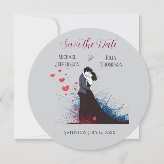 La Dolce Vita French Inspiration Classic der 40er  Save The Date (Vorderseite)