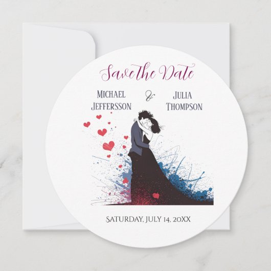 La Dolce Vita French Inspiration Classic der 40er  Save The Date (Vorderseite)