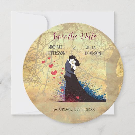 La Dolce Vita French Inspiration Classic der 40er  Save The Date (Vorderseite)