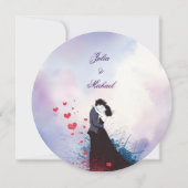 La Dolce Vita French Inspiration Classic der 40er Save The Date (Rückseite)