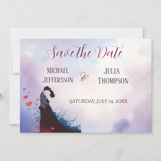 La Dolce Vita French Inspiration Classic der 40er  Save The Date (Vorderseite)