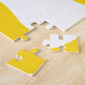La Dolce Vita gelbe Hochzeitsgesellschaft Name Dat Puzzle (Seite)
