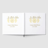 La Dolce Vita gelbe zitronen-junggesellinnenabschi Gästebuch (Voll)