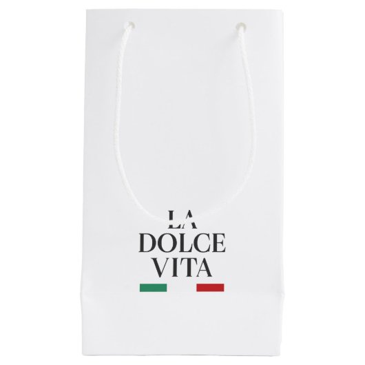 La Dolce Vita Geschenktasche Kleine Geschenktüte (Vorderseite)