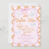 La Dolce Vita Girls Tour Einladung (Vorderseite)