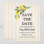 La Dolce Vita Hochzeit Save The Date (Vorne/Hinten)