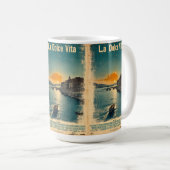 . La Dolce Vita - Inspired by 1960s Posters Kaffeetasse (VorderseiteRechts)