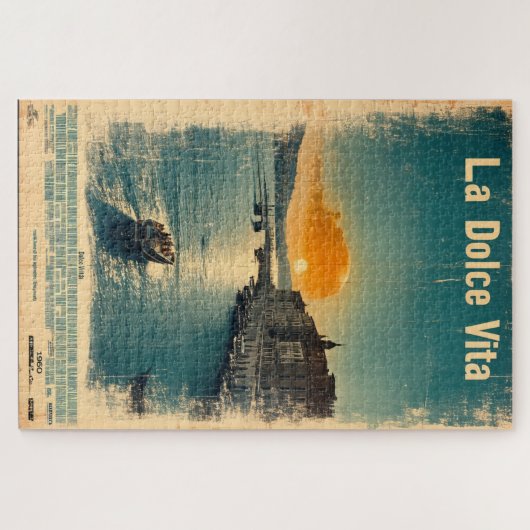 . La Dolce Vita - Inspired by 1960s Posters Puzzle (Horizontal)