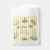 La Dolce Vita Italia Brautparty Party Geschenktütchen (Vorderseite)