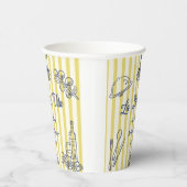 La Dolce Vita Italia Brautparty Party Pappbecher (Rechts)