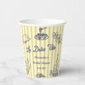 La Dolce Vita Italia Brautparty Party Pappbecher (Vorderseite)