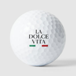 La Dolce Vita Italia Golf Balls Golfball