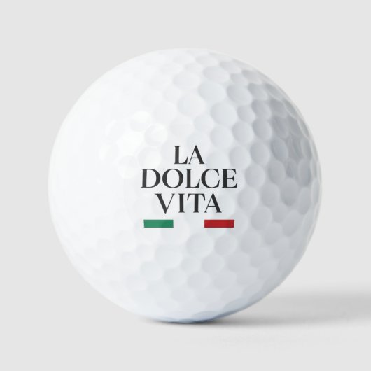 La Dolce Vita Italia Golf Balls Golfball (Vorderseite)