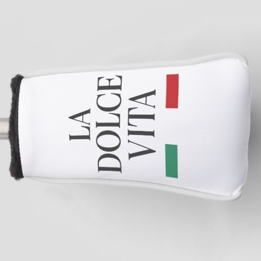 La Dolce Vita Italia Golf Club Headcover (Vorderseite)