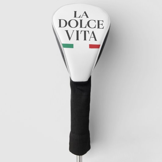 La Dolce Vita Italia Golf Head Cover Headcover (Vorderseite)