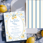 La Dolce Vita Italia Lemon Brautparty I Einladung
