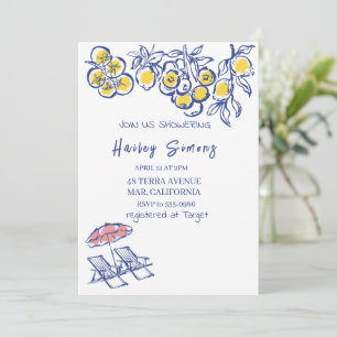 La Dolce Vita Italia Lemon Yellow Einladung