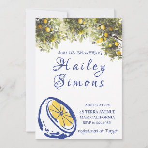 La Dolce Vita Italia Lemon Yellow Einladung