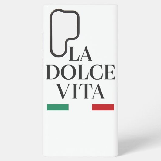 La Dolce Vita Italia Phone Case Samsung Galaxy Hülle (Rückseite)