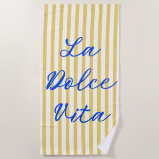 La Dolce Vita Italia Summer Vibes Strandtuch