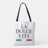 La Dolce Vita Italia Tote Bag Tasche (Rückseite)