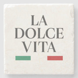 La Dolce Vita Italia Untersetzer Stone