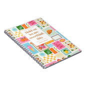 La Dolce Vita Italian French Personalized Colorful Notizblock (Rechte Seite)