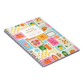 La Dolce Vita Italian French Personalized Colorful Notizblock (Rechte Seite)