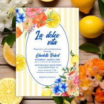 La dolce vita Italian Lemon Summer Brautparty