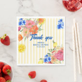 La dolce vita Italian Lemon Summer Brautparty Serviette (Beispiel)