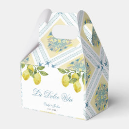 La Dolce Vita Italian Lemon Wedding Geschenkschachtel