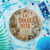 La Dolce Vita Italian Pappteller (Party)
