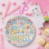 La Dolce Vita Italian Summer Lemons Mediterranean  Pappteller (Party)