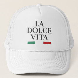 La Dolce Vita Italian Trucker Hat Truckerkappe