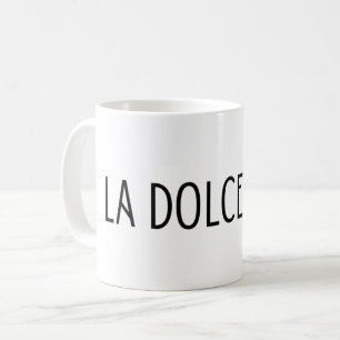 La dolce vita italiana kaffeetasse