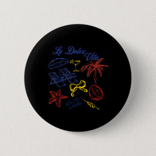 La Dolce Vita Italien Amalfi-Küste Amalficore Mädc Button