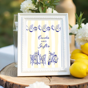 "La Dolce Vita" Italienische Brautparty Cards & Gi Poster