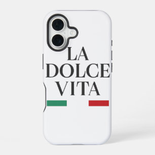 La Dolce Vita Italienische Hülle für I-Phone iPhone 16 Hülle