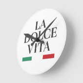 La Dolce Vita italienische Wall Uhr (Winkel)