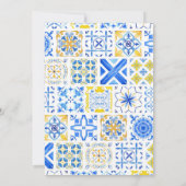 La Dolce Vita italienischer Lemon elegant 30. Gebu Einladung (Rückseite)