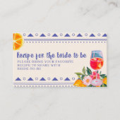 La Dolce Vita Italienischer Lemon gemeinsam Rezept Begleitkarte (Vorderseite)